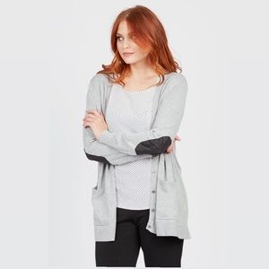 ❌SALE❌ 525 America Elbow Patch Grey/black Cardigan M
